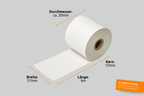 Thermorolle 57 x 9m x 12 (Ø 30mm) BPA‑frei mit EC‑Cash Text