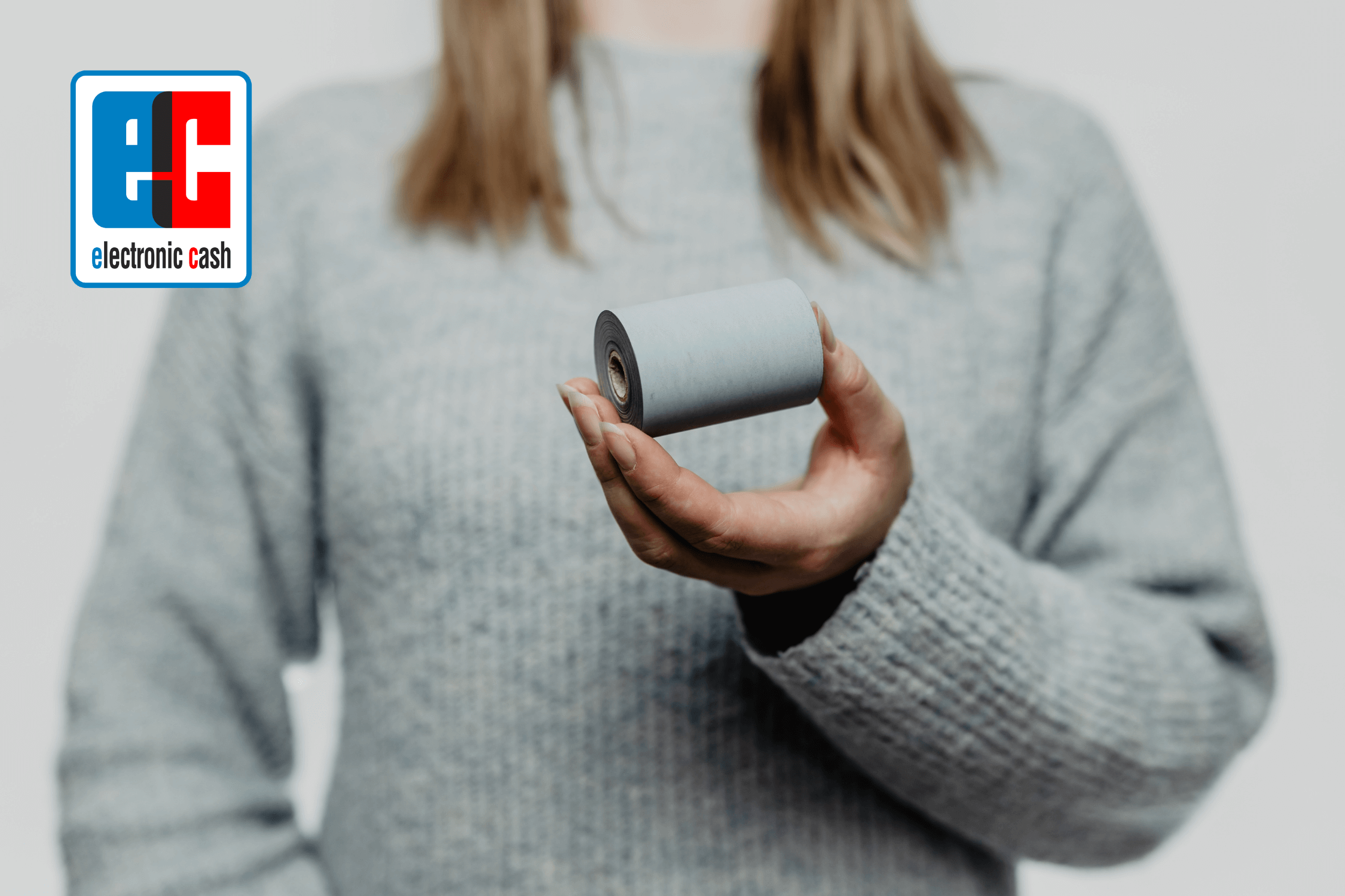 Thermorolle 57 x 18m x 12 (Ø 39mm) Blue4est® mit EC-Cash Text