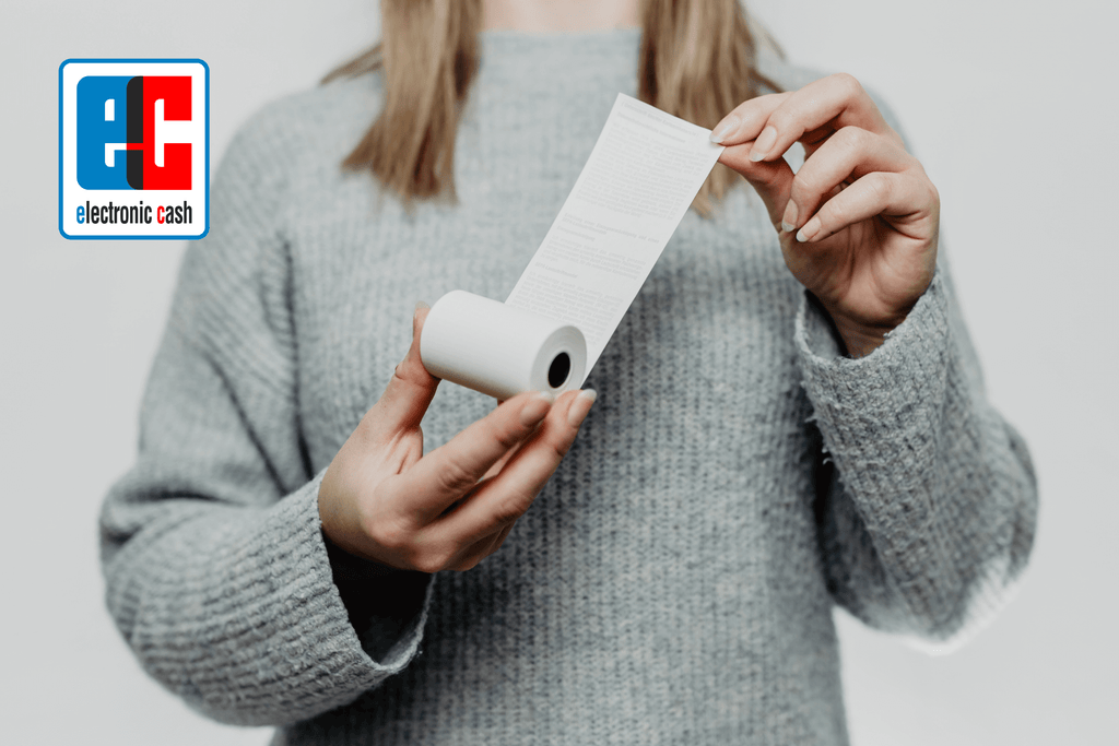 Thermorolle 57 x 18m x 12 (Ø 39mm) BPA-frei mit EC-Cash Text