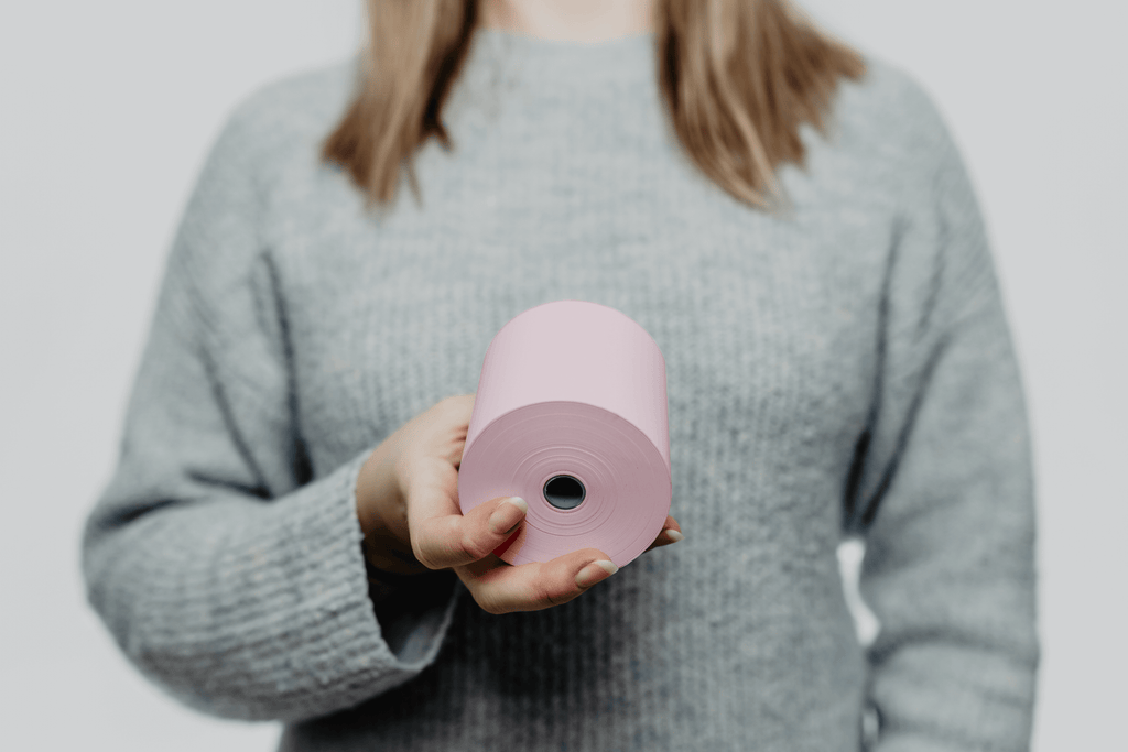 Thermorolle 80 x 80m x 12 (Ø 78mm) BPA-frei ROSA ohne Aufdruck