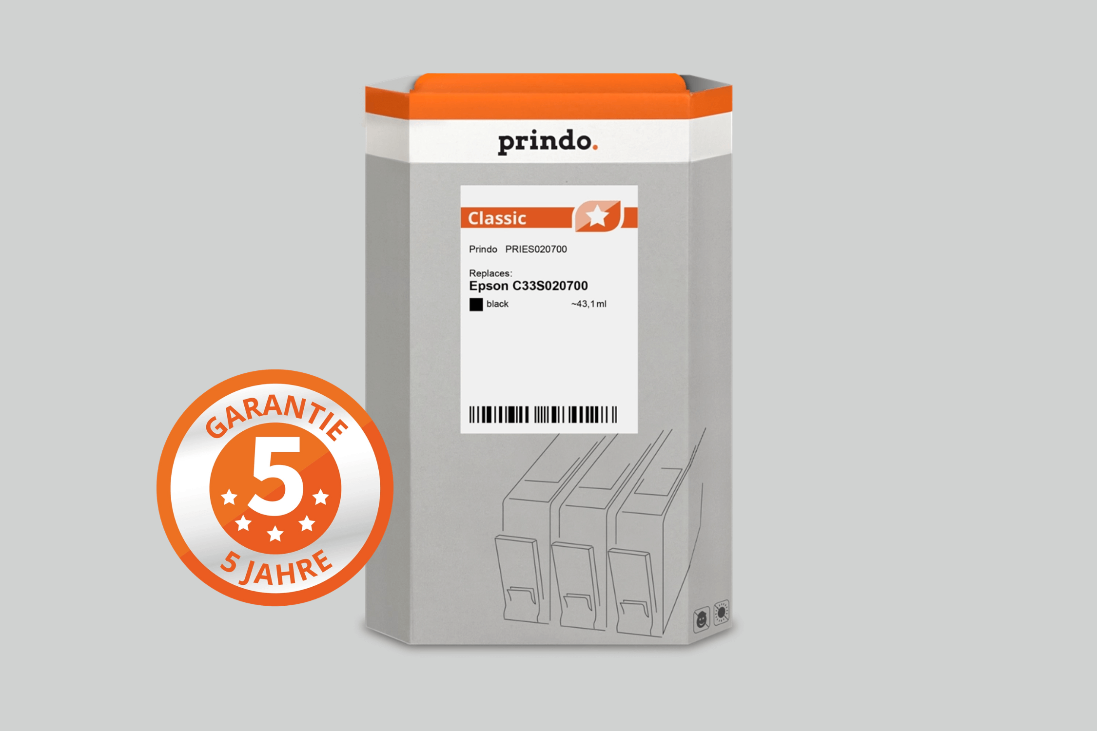 Epson SJIC33 Schwarz (kompatibel)