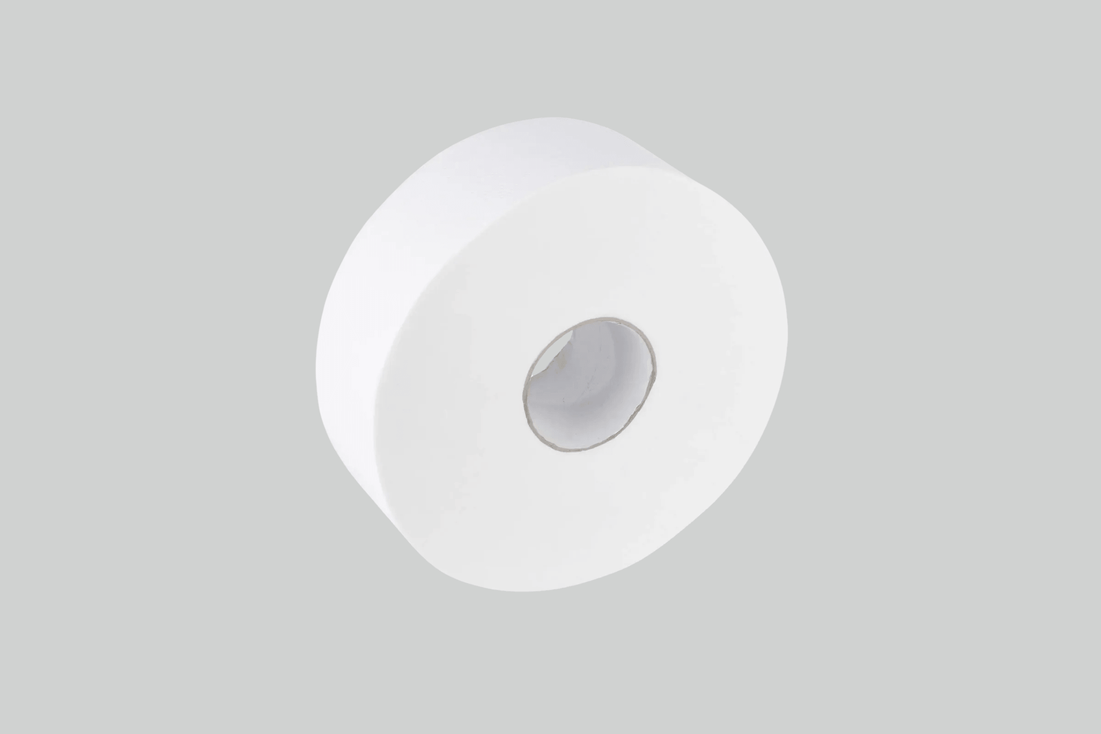 Quicky Jumbo-Toilettenpapier, 2-lagig, weiß, Ø 25 cm, 6 Rollen