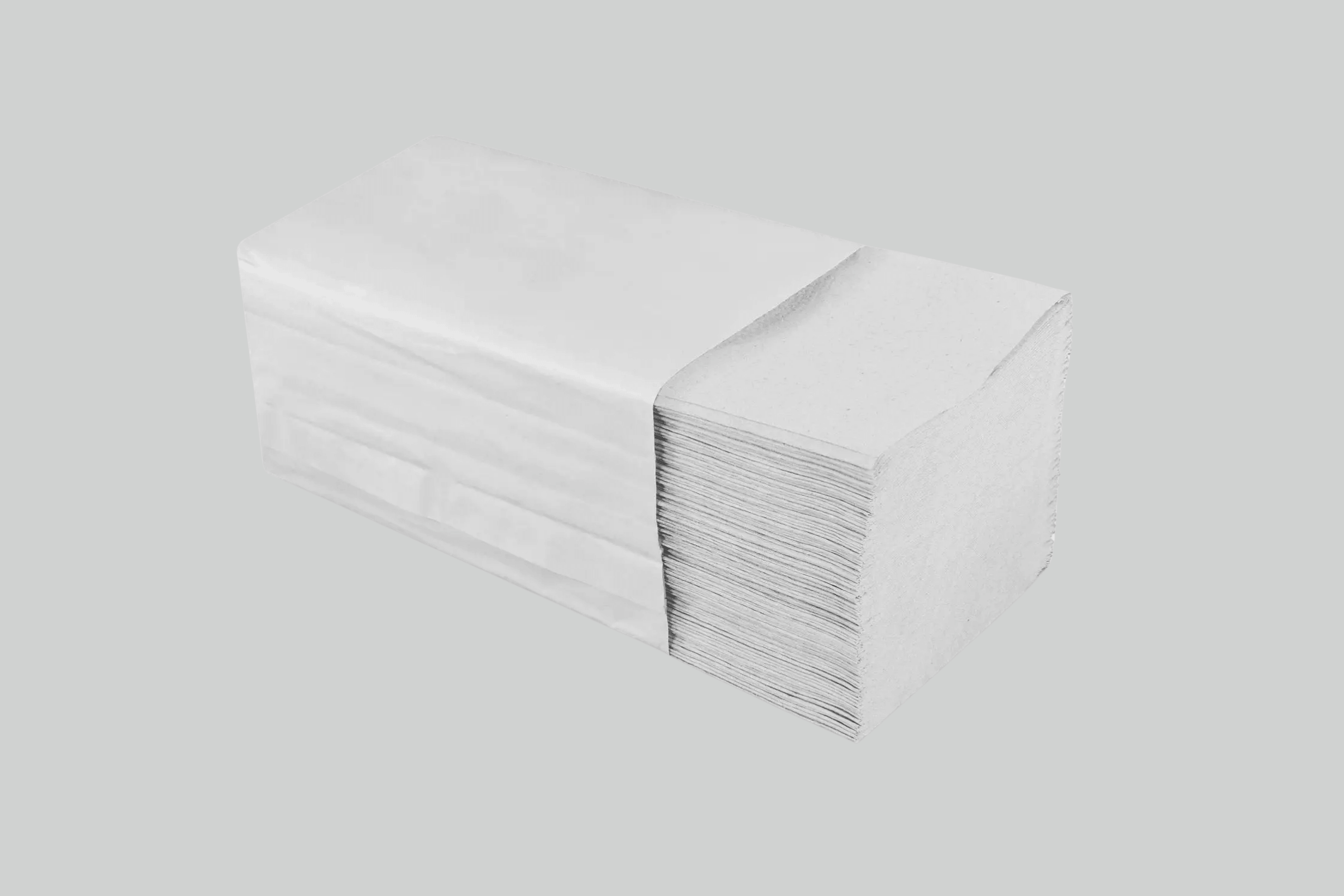 SemyTop Papierhandtuch, V-Falz, 2-lagig, recycling hellgrau, 22,5 x 22 cm, 4.000 Stück