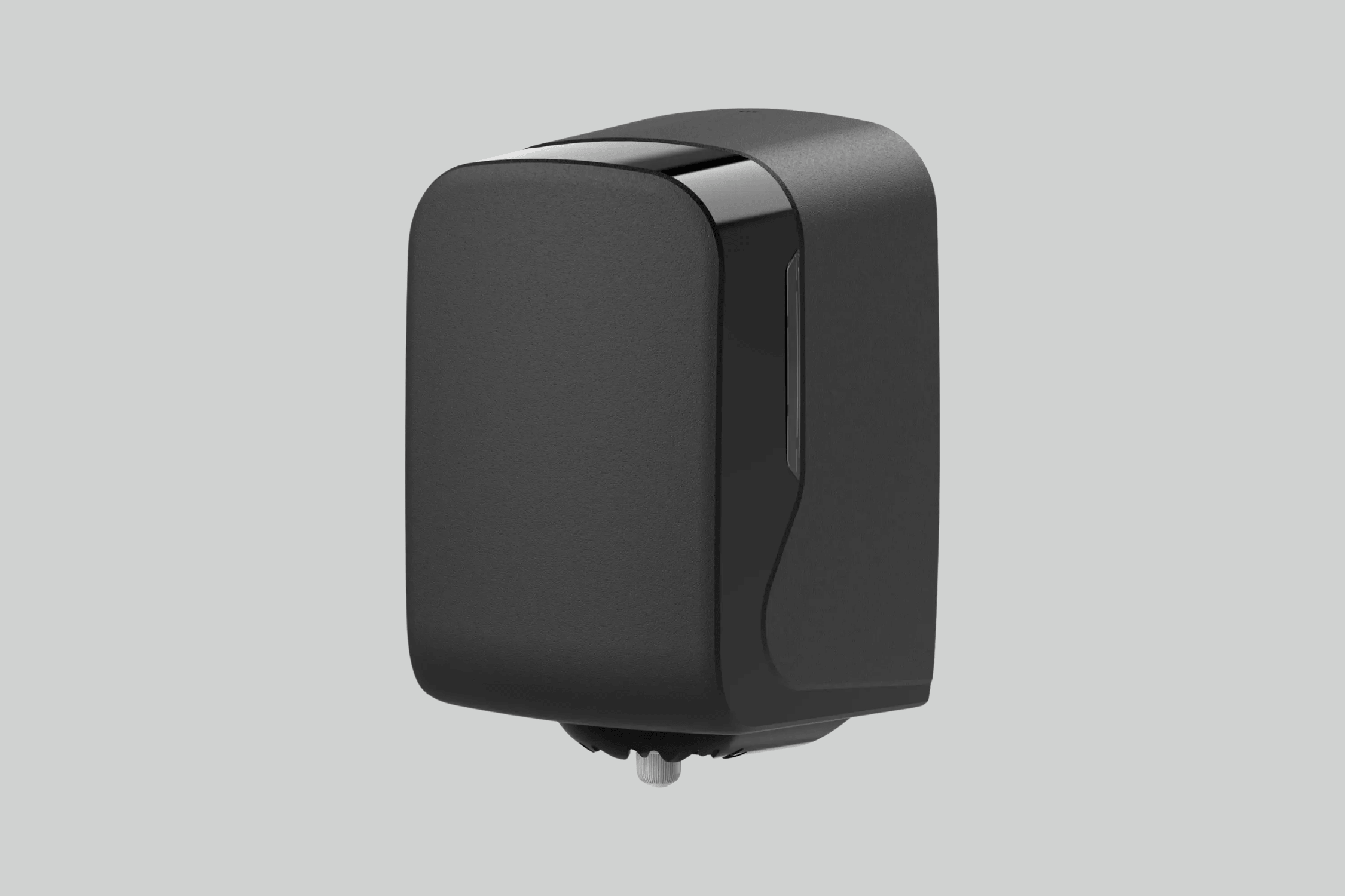 SemyTop Handtuchrollenspender, Centerpull, Maxi, schwarz matt