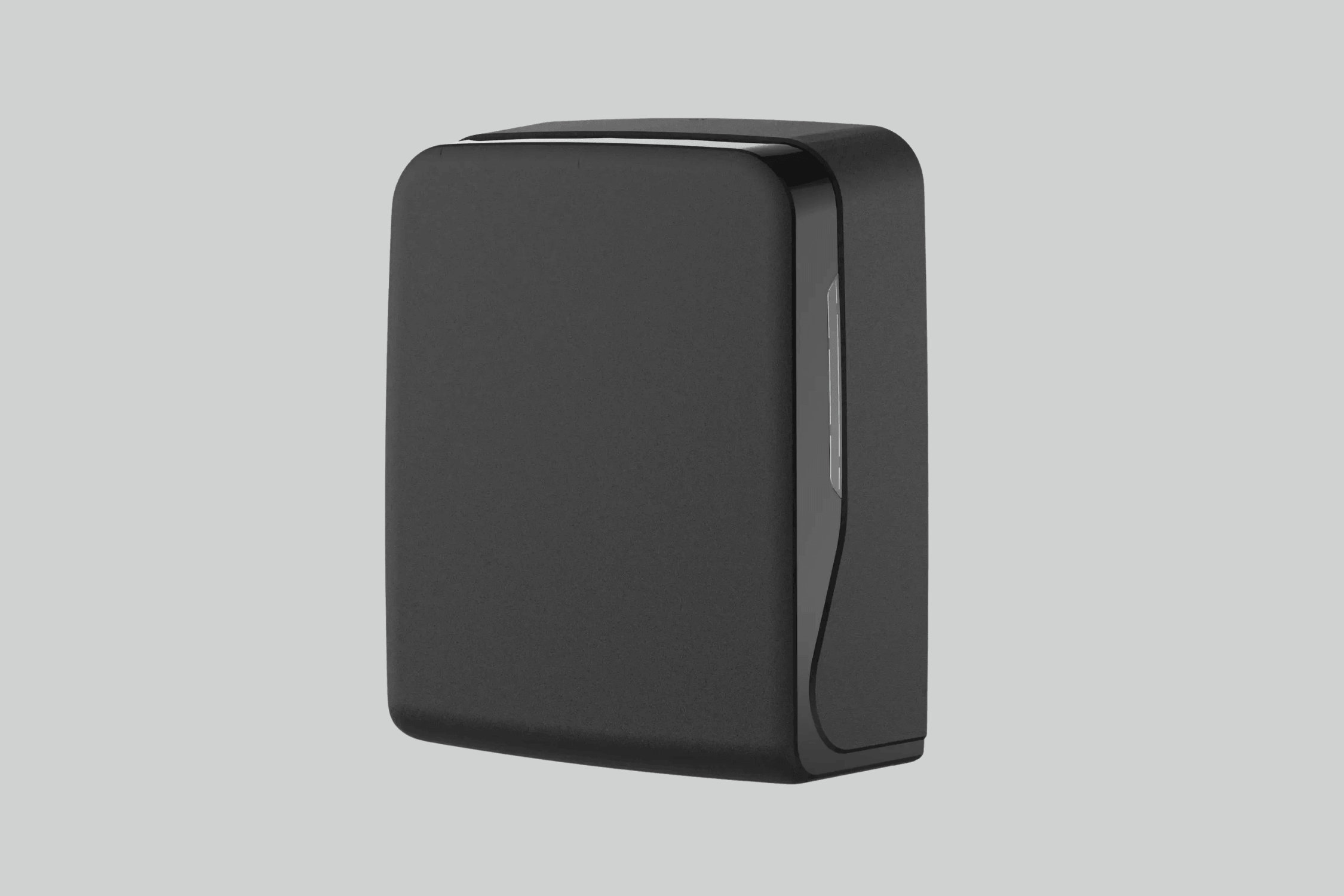 SemyTop Handtuchpapierspender, Maxi, für V-Falz, schwarz matt