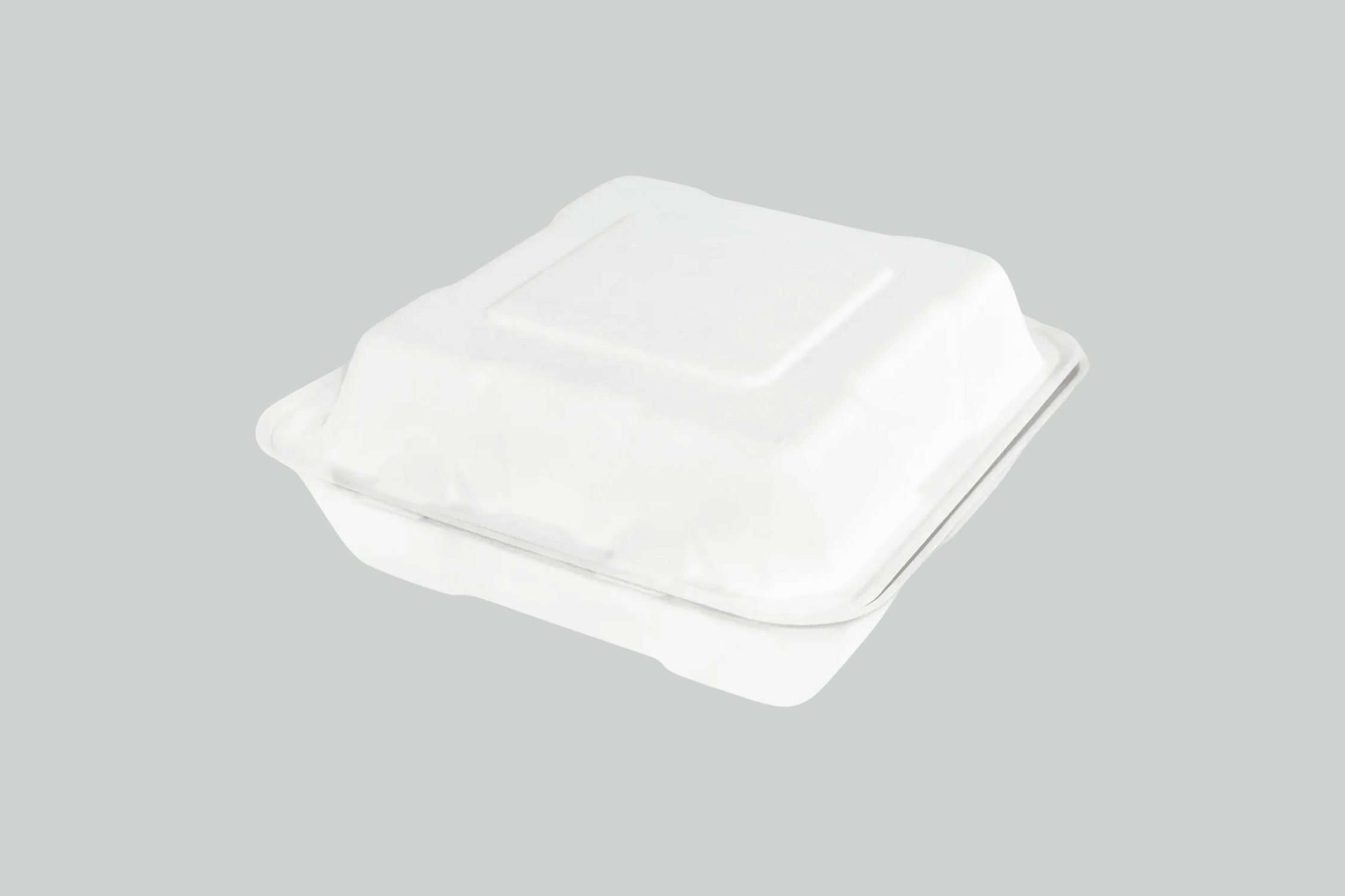 Sobsy Menüklappbox, ungeteilt, aus Zuckerrohr, 2 x 100 Stück